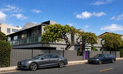 Corner view of the property
